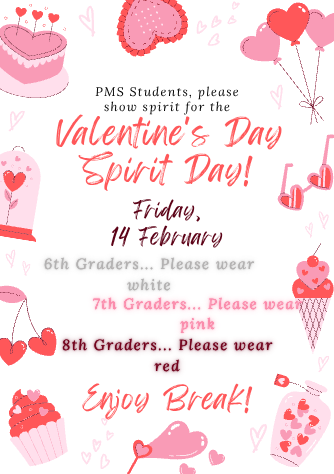 VALENTINE'S DAY SPIRIT DAY (2/14/25)