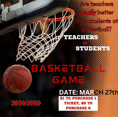 Teachers vs Students BASKETBALL GAME