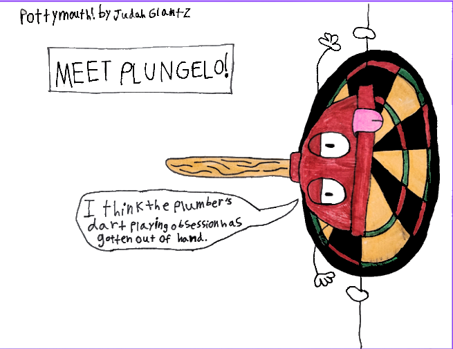 Meet Plungelo! A cartoon