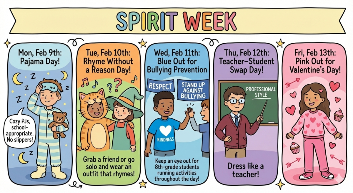 SPIRIT WEEK (2/9-2/13)